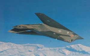 Lockheed F-117A Nighthawk Plane Aircraft Rare Postcard