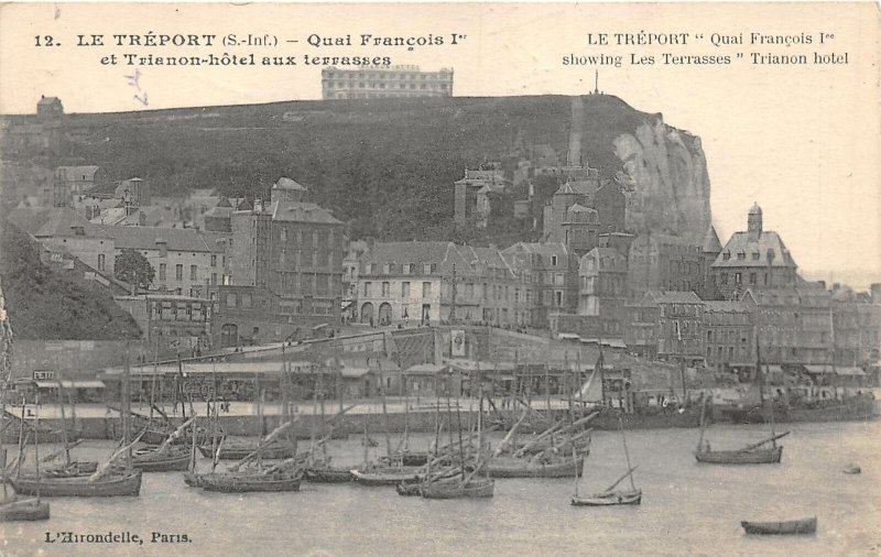Lot235 france le treport quai francois I showing les terrasses trianon hotel boa