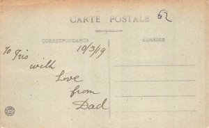 A821 France 1919 Darnetal pres Rouen Le Mairie vintage postcard