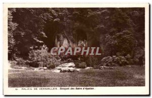 Old Postcard Palace Of Versailles Bosquet des Bains d & # 39Apollon