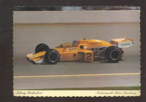INDIANAPOLIS 500 MOTOR SPEEDWAY JOHNNY RUTHERFORD RACE CAR POSTCARD
