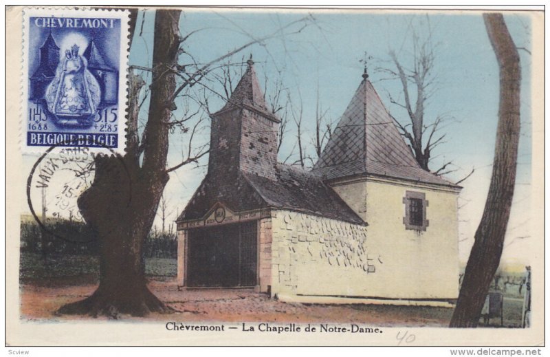 CHEVREMONT, Limburg, Netherlands, PU-1949; La Chapelle De Notre-Dame