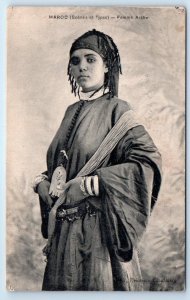 MAROC Femme Arabe Portrait MOROCCO Postcard