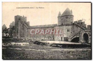 Postcard Old Carcassonne Cite Theater