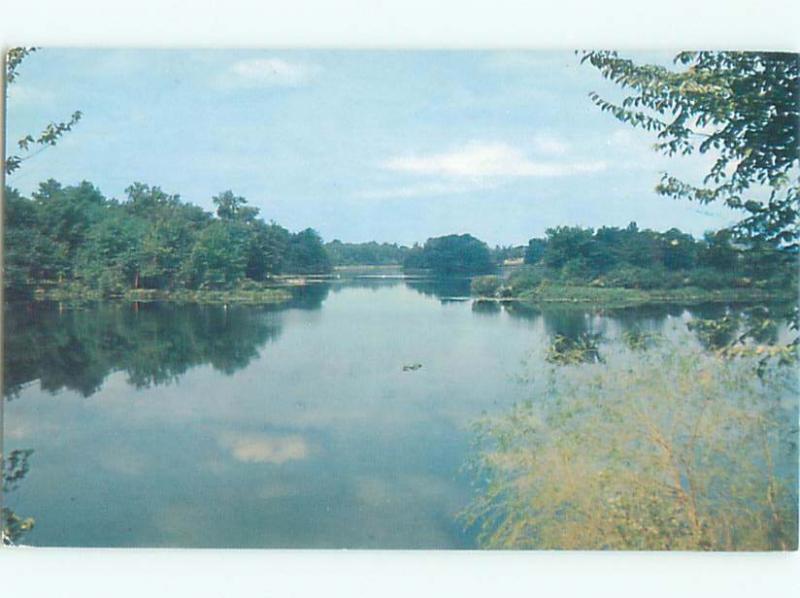 Pre-1980 LAKE SCENE Milford - Near Dover & Rehoboth Beach Delaware DE AE3847