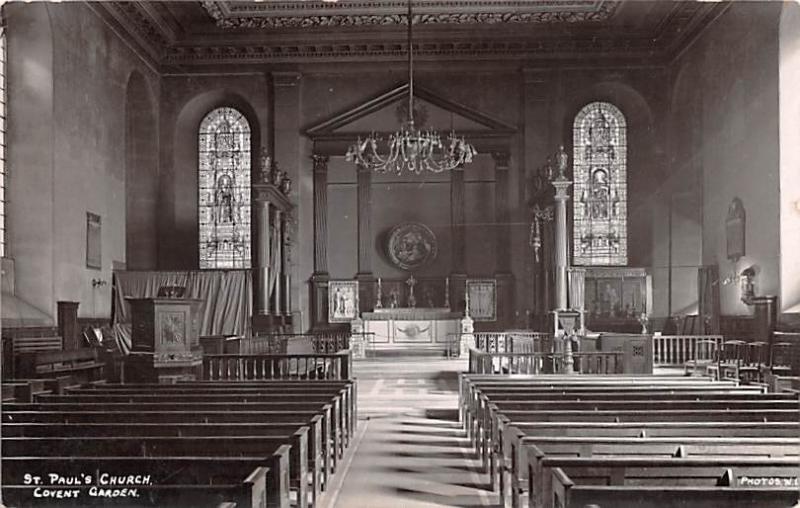 London United Kingdom, Great Britain, England St Paul's Church Covent Garden ...