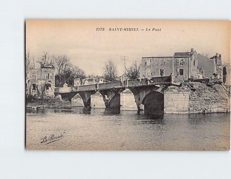 Postcard The Bridge Saint-Mihiel France
