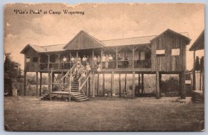 K44/ Camp Wopowog East Hampton Connecticut Postcard c1910 Cabin 366