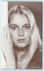 Mutoscope Arcade Card  MIA FARROW 1960s TV Star PEYTON PLACE