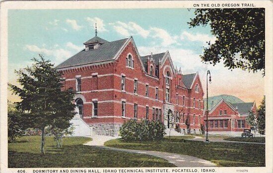 On The Old Oregon Trail Dormitory And Dining Hall Idaho Technical Institute P...