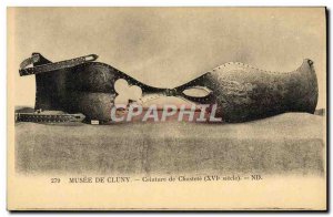 Old Postcard erotic Nude Female chastity belt Musee de Cluny Paris Period of ...