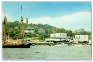 c1960 Bahrs Seafood Restaurant Lobster Lounge Highlands New Jersey NJ Postcard