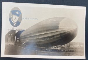 Mint RPPC Real Picture Postcard LZ 127 Graf Zeppelin Dr Hugo Eckener