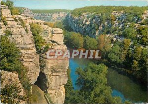 Modern Postcard The Great Landscapes Vivarais Ardeche Gorges of the parade Ruoms