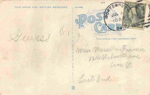 New Scioto River Bridge Portsmouth Ohio 1930 postcard