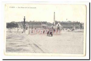 Paris (8th) Old Postcard Square concord