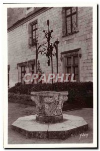 Old Postcard Chateau de Chaumont sur Loire Le Vieux Puits