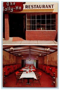 c1960 Nichols' Tally Ho Restaurant Fremont Nebraska NE Vintage Antique Postcard