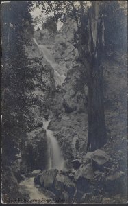 BIG FALLS NEAR FOREST LAKE 1938 IN THE CALIFORNIA SIERRAS