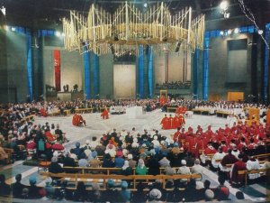 Postcard Metropolitan Cathedral Christ The King Liverpool Opening Ceremony 1967