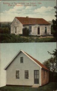 Litchfield CT Law School Bldgs c1910 Postcard