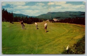 Ingonish Beach  Nova Scotia Canada  Country Club Golf Course Postcard