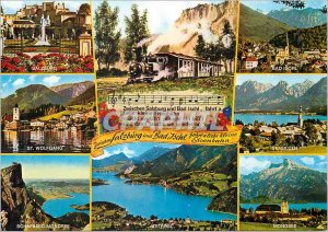 Postcard Moderne Salzburg Bad Ischl und Liebe Kleine Fahrt has Eisenbahn Train