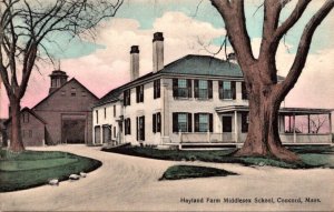 Massachusetts Concord Middlesex School Hayland Farm