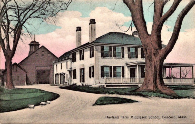 Massachusetts Concord Middlesex School Hayland Farm