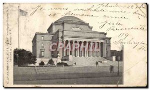Postcard Old Columbia College Library Morningside Heights NY