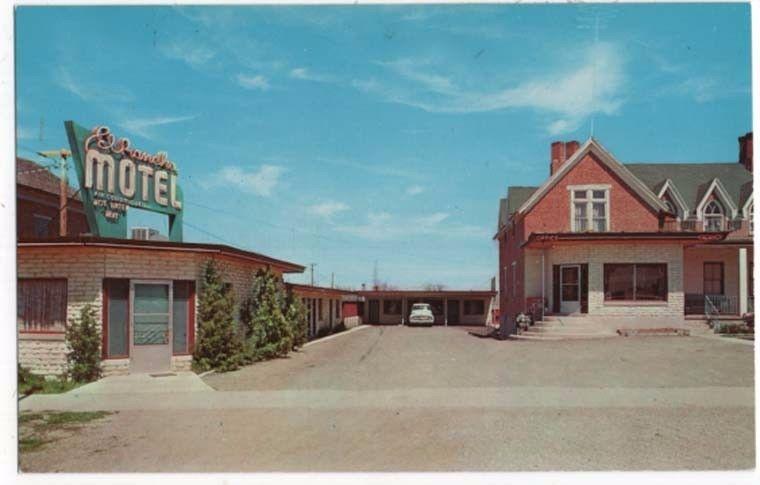 Filmore, Utah, Early View of El Rancho Motel