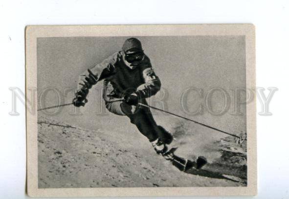 166986 Olympic GIULIANA MINUZZO-CHENAL skier CIGARETTE card