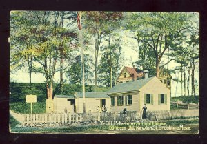 Brookline, Massachusetts/MA Postcard, Ye Old Putterham School, Newton St, 1917!