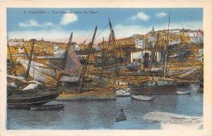 BF35638 tanger vue generale prise du pahre ship morocco  front/back scan