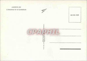 Modern Postcard Amiens Interior of the Cathedral