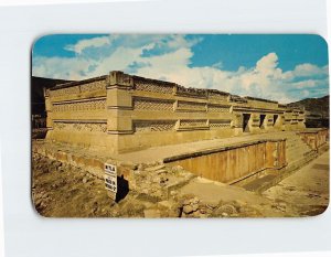 Postcard Ruins of a Zapotecan Temple at Mitla, Mexico