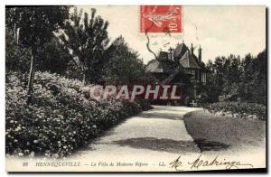 Old Postcard Hennequeville Villa Madame Rejane