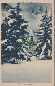 France Postcard - Chamonix-Mont-Blanc - L'Eglise - Auvergne-Rhône-Alpes RS30917
