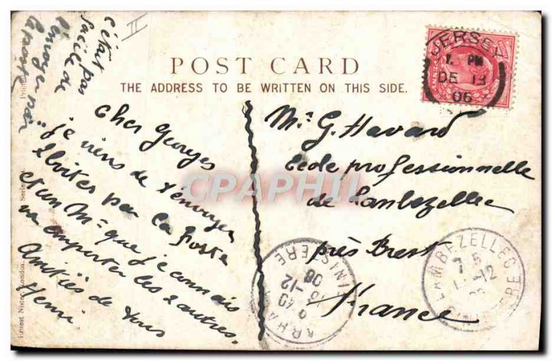 Postcard Old Boat Sailboat