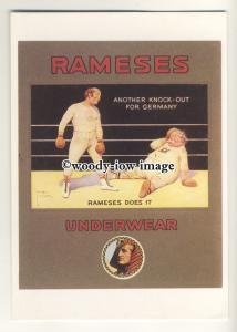 ad0431 - Rameses Underwear - Men Boxing - Knock Out - Modern Advert Postcard