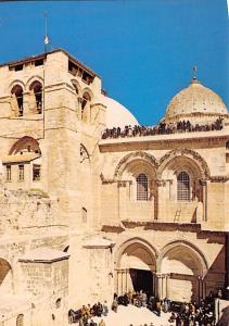 Israel Old Vintage Antique Post Card Church of the Holy Sepulchre Jerusalem U...