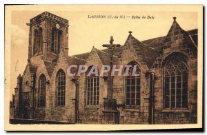 Old Postcard Lannion Church Baly