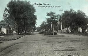 C.1900-10 Blue Sky Park Ave. Waterloo, Iowa Postcard P124