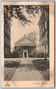 Cambridge Massachusetts c1905 Postcard Holden Chapel Harvard College