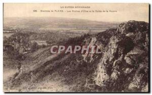 Old Postcard Swiss Normandy Flers Surroundings Of The Rocks D & # 39Oitre And...