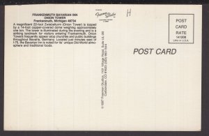 Michigan FRANKENMUTH Bavarian Inn - 22-foot Zwiebelturm (Onion Tower) - Chrome