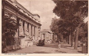 Postcard Law Courts & The Avenue Cardiff Wales UK