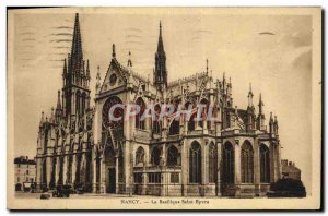 Old Postcard Nancy Basilica Saint-Epvre