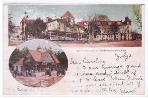Soda Springs Cliff House Manitou Colorado 1905 postcard