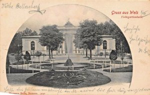 WELS AUSTRIA-VOLKSGARTENHALLE~1902 HERMANN SEIBT POSTCARD